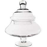 Apothecary Jar Large Candy Buffet Jar with Lid, H-10