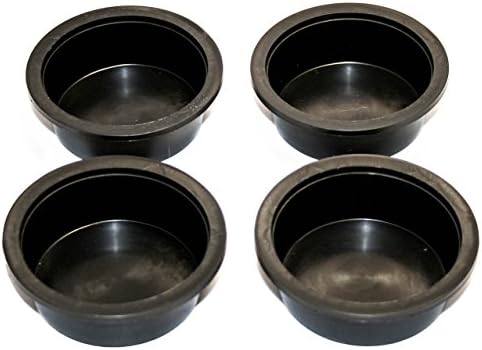 Frame Tube Hole Plugs for Chevrolet Silverado GMC Sierra fits Rear Wheel Well in 2014 2015 and 1999 - 2010 Models 4 Pack by FGT Motorsport