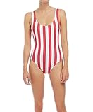 Blooming Jelly Retro Striped One Piece Swimsuit Bathing Suit
