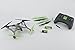 Dromida Vista Unmanned Aerial Vehicle (UAV) Quadcopter Ready-to-Fly (RTF) Drone with Radio System, Batteries and USB Charger (Green)