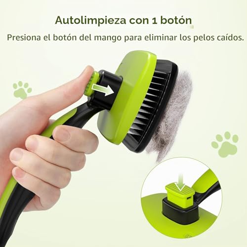 Pecute Brush Dogs and Cats Comb for Pets Remove and Remove Dead Hair Carda with Flexible Stainless Steel Picks for Detangling and Combing Pets, Reduces 95% Comfortable Loose Hair