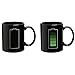 econoLED Battery Color Changing Thermometer Heat Kruzhkus Mug Sensitive Porcelain Tea Coffee Cup
