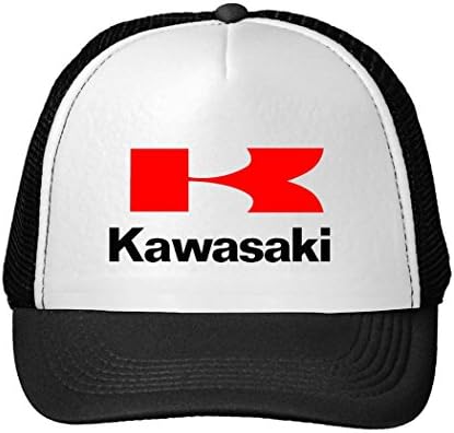 JUY Popular Baseball Cap Kawasaki Motorcycle Logo Outdoor Sports Mesh Hat