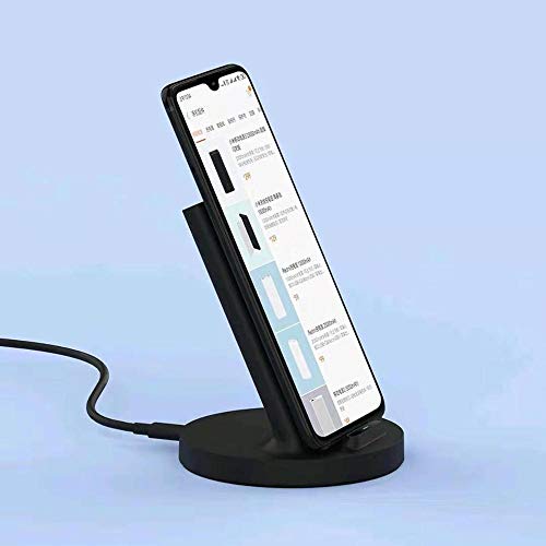Cargador inalámbrico vertical Xiaomi 20 W Max con carga flash Qi compatible con múltiples soportes de seguridad horizontal para Mi 9 (20W) MIX 2S - Imagen 6