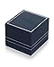The Pearl Source Tahitian South Sea Cultured Pearl Ring for Women, Tessa Ring in Black with Sterling Silver and Crystals