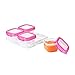OXO Tot Baby Blocks Freezer Storage Containers, Pink 4 Ounce Set of 8