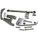 DEMOTOR PERFORMANCE Billet Aluminum Alternator Bracket Polished Compatible with Chevy SBC SWP Short Water Pump