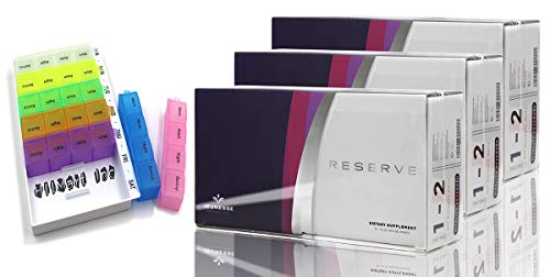 Jeunesse Reserve Antioxidant Botanical Fruit Blend with Resveratrol, Dietary Supplement 3 Boxes and 30 Sachets Each Box Comes with Free HLLMART Pill Organizer (3 Pack) Jeunesse Reserve Antioxidant Botanical Fruit Blend with Resveratrol, Dietary Supplement 3 Boxes and 30 Sachets Each Box Comes with Free HLLMART Pill Organizer (3 Pack)
