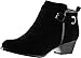 Chase & Chloe Women's Ted-1 Sueded Ankle Bootie