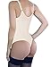 SHAPERX Camellias Women's Faja Seamless Firm Control Shapewear Zipper Closure Open Bust Bodysuit Body Shaper Slimmer Shaperwear Beige, SZ70950-Beige-3XL