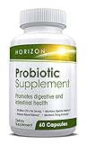 Horizon Probiotic Supplement Recommended Probiotic Promotes Digestive, Intestinal Health, Great for Women Men and Children All Natural Formula with Lactobacillus, Acidophilus, and 20 Billion Organisms Per Serving
