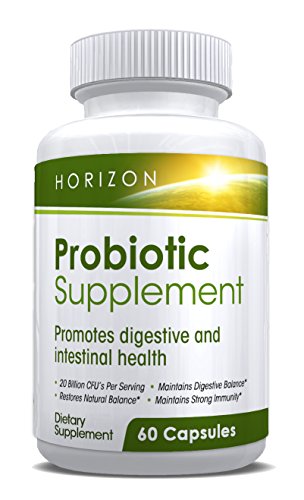 Horizon Probiotic Supplement #1 Recommended Probiotics Promotes Digestive, Intestinal Health, Strengthen Immune System Supports Optimal Health and Helps Weight Loss All Natural Formula with Lactobacillus, Acidophilus, and 20 Billion Organisms Horizon Probiotic Supplement #1 Recommended Probiotics Promotes Digestive, Intestinal Health, Strengthen Immune System Supports Optimal Health and Helps Weight Loss All Natural Formula with Lactobacillus, Acidophilus, and 20 Billion Organisms