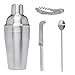 Best Choice Products 10-Piece Stainless Steel Beginner Bar Bartender Set for Cocktails w/Mixology Tools - Silver