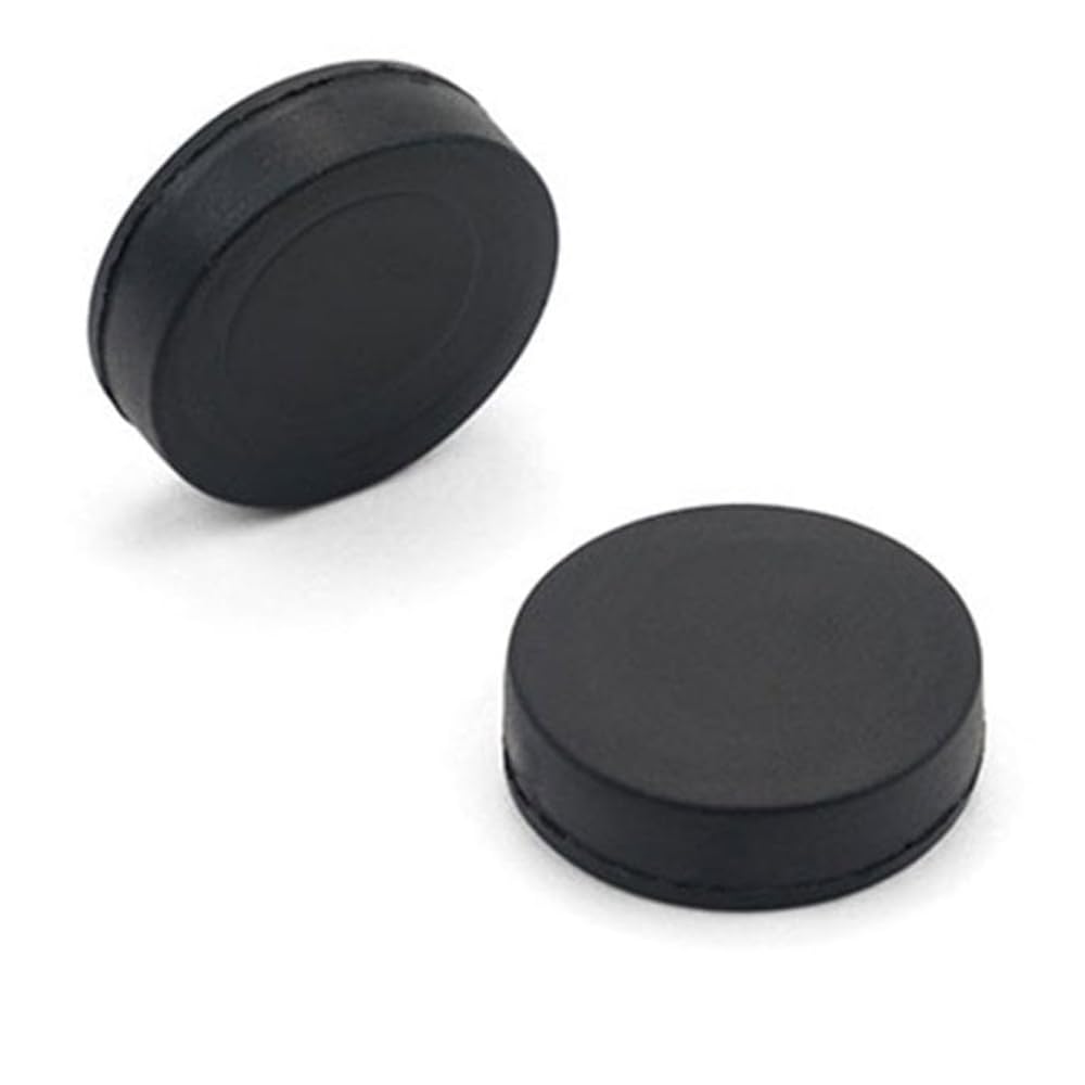 Rubber Coated N42 Neodymium Magnet for Arts, Crafts, Model Making, DIY, Hobbies, Office and Home - 21.5mm dia x 6.1mm thick - 6.2kg Pull - Pack of 2