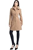 BGSD Women's 'Elizabeth' Wool Blend Patch Pocket Coat