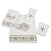 Avanti Linens - Hand Towel, Soft & Absorbent Cotton Towel, Coastal Inspired Bathroom Decor (By the Sea Collection, White)