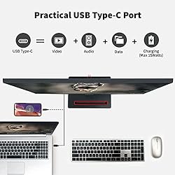 FYHXele FY24C Computer Monitor 24 Inch 75Hz USB
