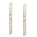 Fashion 18k Gold Plated Big Fan Fringe Drop Dangle Earrings Jewelry Chain Tassel Earrings Collarbone Earrings for Girls|EVERRICH