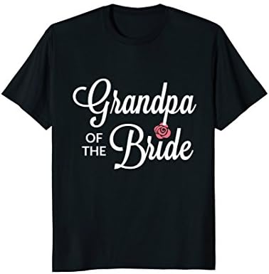 Grandpa Of The Bride Wedding Party T-Shirt v2