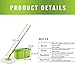 Delidge Twirl Wet Spin Mop and Bucket System for Floor Cleaning,Double Drive Stainless Steel Handlebar+Basket+Bucket+Mop Head, Easy Wring Microfiber Spin Mop