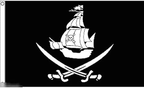Amazon Co Jp 国旗 海賊旗 パイレーツ スカル 骸骨 海賊船 特大フラッグ ノーブランド品 ホビー
