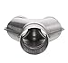 TOTALFLOW TF-SY2424 409 Stainless Steel 2.25 Inch Y-Pipe Single / 2.25