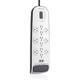 Belkin 12-Outlet Advanced Power Strip Surge Protector, 8ft Cord and Ethernet, Cable, Satellite,Telephone and Coaxial Protecti