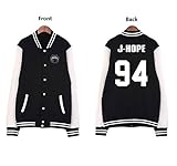 Mainlead BTS Bangtan Boys Baseball Uniform Jacket Coat Sweater