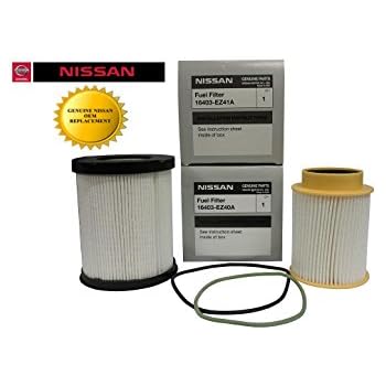 Genuine OEM Nissan Titan XD 5.0L Diesel Fuel Filter Kit