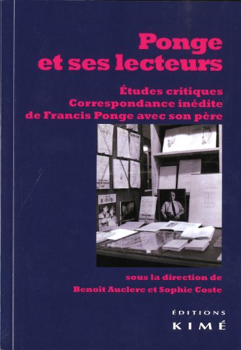 Ponge et ses lecteurs