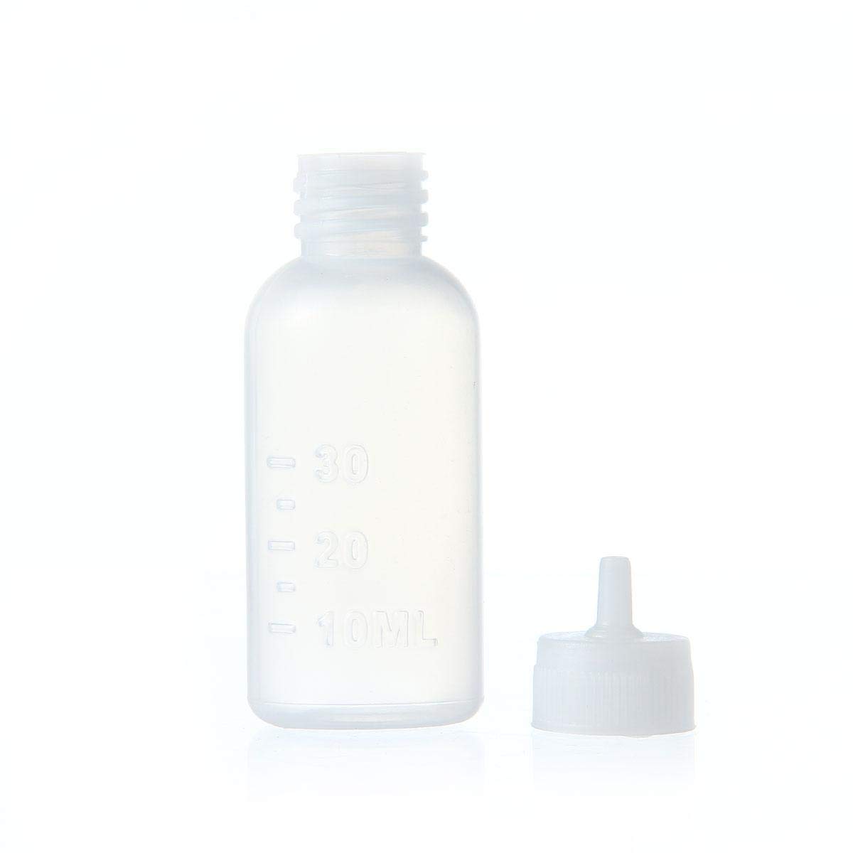 KOBWA Precision Tip Glue Applicator Bottle Plastic Liquid Dropper