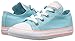Converse Kids' Chuck Taylor All Star Seasonal Canvas Low Top Sneaker, Bleached Aqua/Crimson Pulse, 8 M US Toddler