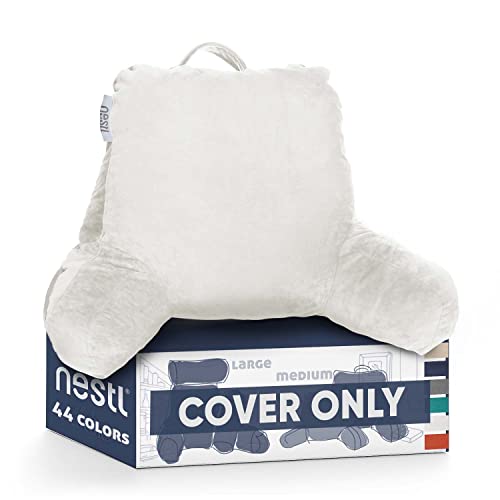 Nestl Reading Pillow Covers, (Cover ONLY) Medium Bed Rest Pillow
