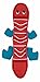 Outward Hound Fire Biterz Red Lizard Plush Firehose Material Interactive Dog Toy, Medium