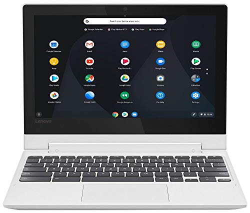 Lenovo 2020 2-in-1 11.6" Convertible Chromebook Touchscreen Laptop Computer/Quad-Core MediaTek MT8173C (4C/ 2X A72 + 2X A53)/ 4GB Memory/ 32GB eMMC/ 802.11ac WiFi/Bluetooth/Type-C/White/Chrome OS