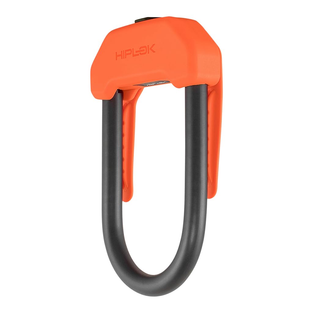 Hiplok Unisex's DX D Bicycle Lock, Orange, 14 mm x 15 x 85 cm