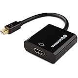 Cable Matters Gold Plated Active Mini DisplayPort to HDMI Male to Female Adapter Supporting Eyefinity Technology & 4K Resolution