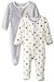 Rene Rofe Baby Baby-Boys Newborn Stars 2 Pack Footed Snap Front Coverall Set