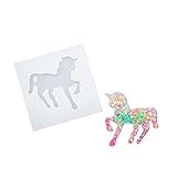 DOYOLLA Clear Unicorn Silicone Molds DIY Resin Jewelry Making Necklace Pendant Ring Pendant Casting Mould Craft Tool