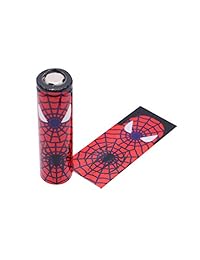 18650 Fundas Protectoras de Batería, Wraps Heat Shrink PVC Tubes 1.142 in 100  Authentic Pre Cut 18650 Battery Sleeve Shrink Film Reemplazo   10 estilos Super Heroes Cover Skin