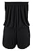 VamJump Womens Black Strapless Off Shoulder Sexy Club Cocktail Romper Jumpsuit