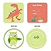 32 Pack Valentines Day Cards for Kids with Scratch & Sniff Stickers and Envelopes, Owl & Dinosaur Kids Valentines Cards Perfect for Classroom Exchange Favor