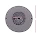OMECHY Waterproof Outdoor Bucket Mesh Hat Summer UV Protection Sun Cap Boonie Fishing Camouflage Hat,Grey