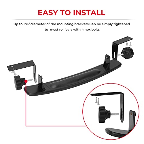 Kemimoto Golf Cart Rear View Mirror, 17" Extra Wide Panoramic Rearview