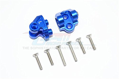 GPM Losi 1/6 Super Baja Rey 4X4 Desert Truck Upgrade Parts Aluminum Upper Axle Mount Set For Suspension Links - 1Pr Set Blue