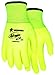 MCR Safety Ninja® Ice Hi-Visibility 15 Gauge Nylon Insulated Cold Weather Gloves, Acrylic Terry Inner, 3/4 HPT Coating, Yellow, 2X-Large, 1-Pair