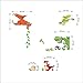 MLM Cute Cartoon Colorful Dinosaur Zoo Children's Room Decor Kindergarten Boys And Girls Bedroom Furnished Cartoon Sticker Removable Vinyl Wall Stickers