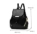 Z-joyee Casual Purse Fashion School Leather Backpack Shoulder Bag Mini Backpack for Women & Girls,Black2