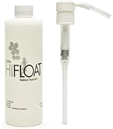 DRT Krush9 Ｈi FLOAT Ultra Hi-Float for Balloons - 5oz (Includes Pump), Balloons