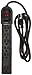 AmazonBasics 6-Outlet Surge Protector Power Strip, 790 Joule - Black